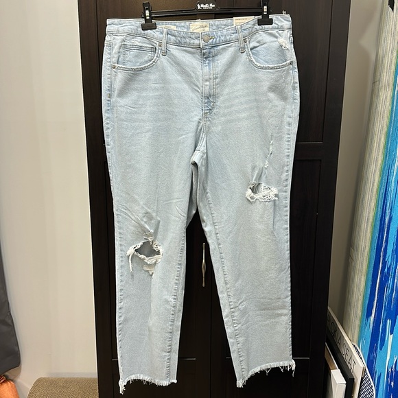 Universal Thread Denim - NWT Universal Thread High Rise 90s Straight Distressed Jeans Size 18